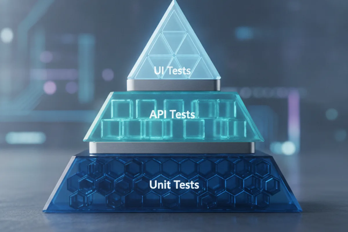 Пирамида автоматизированного тестирования: unit, API и UI тесты