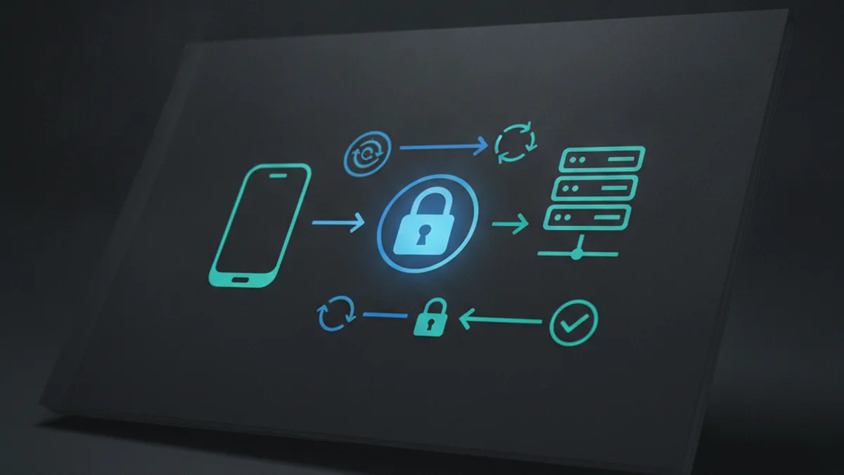 Схема аутентификации мобильного приложения по access и refresh JWT-токенам