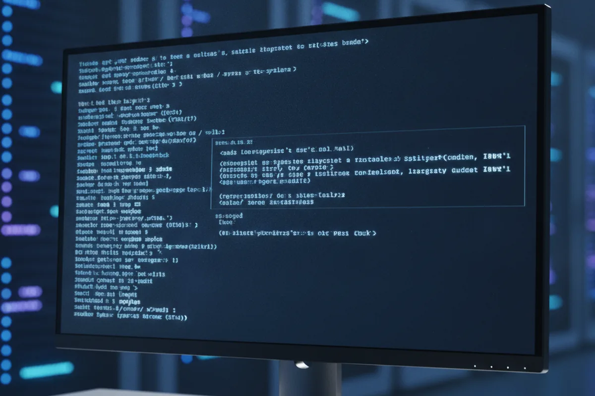 Терминал Linux-сервера с командами установки Apache